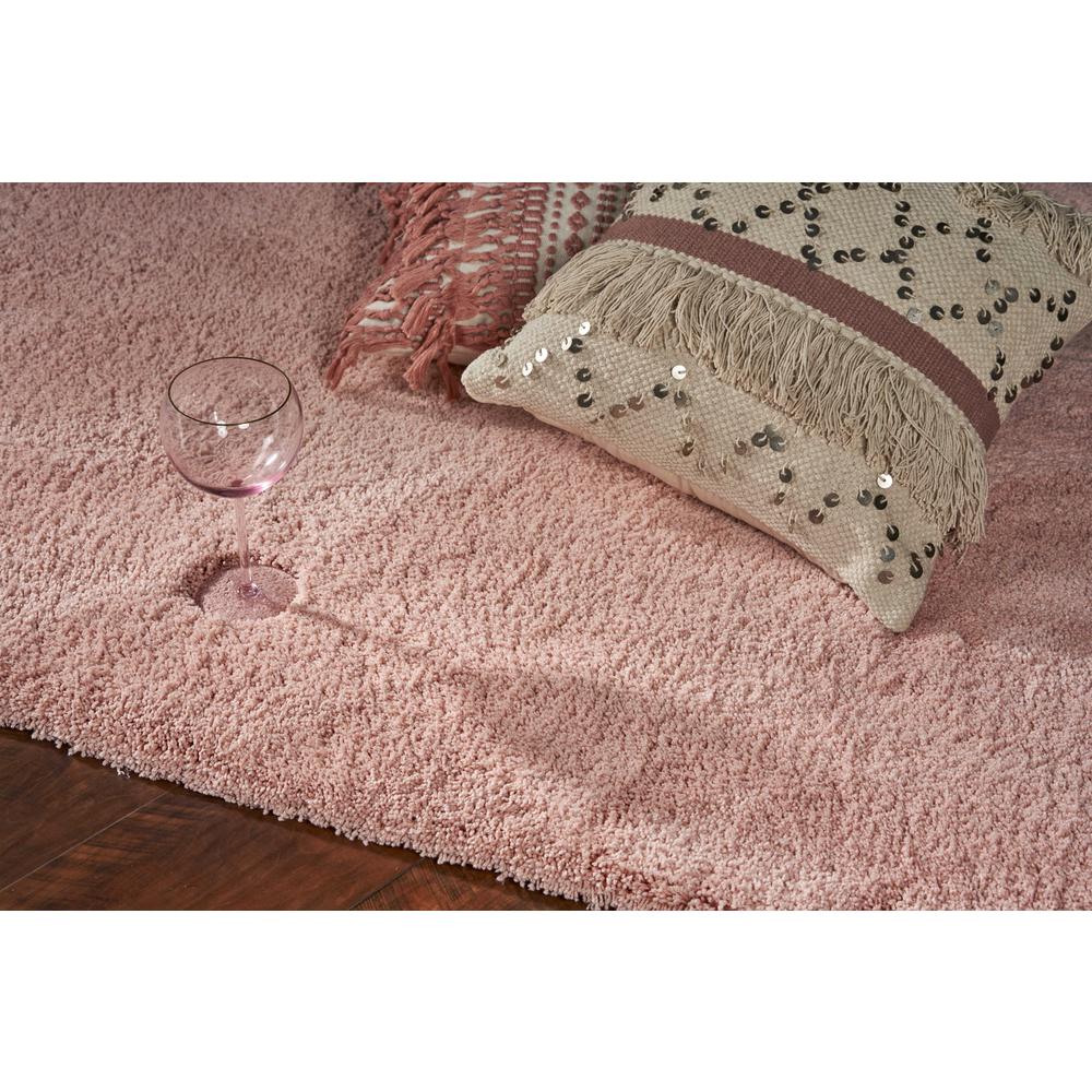5' x 7' Rose Pink Plain Indoor Area Rug - 352662. Picture 4