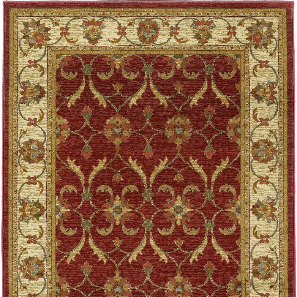 7' Round  Polypropylene Ivory  Area Rug - 352686. Picture 5