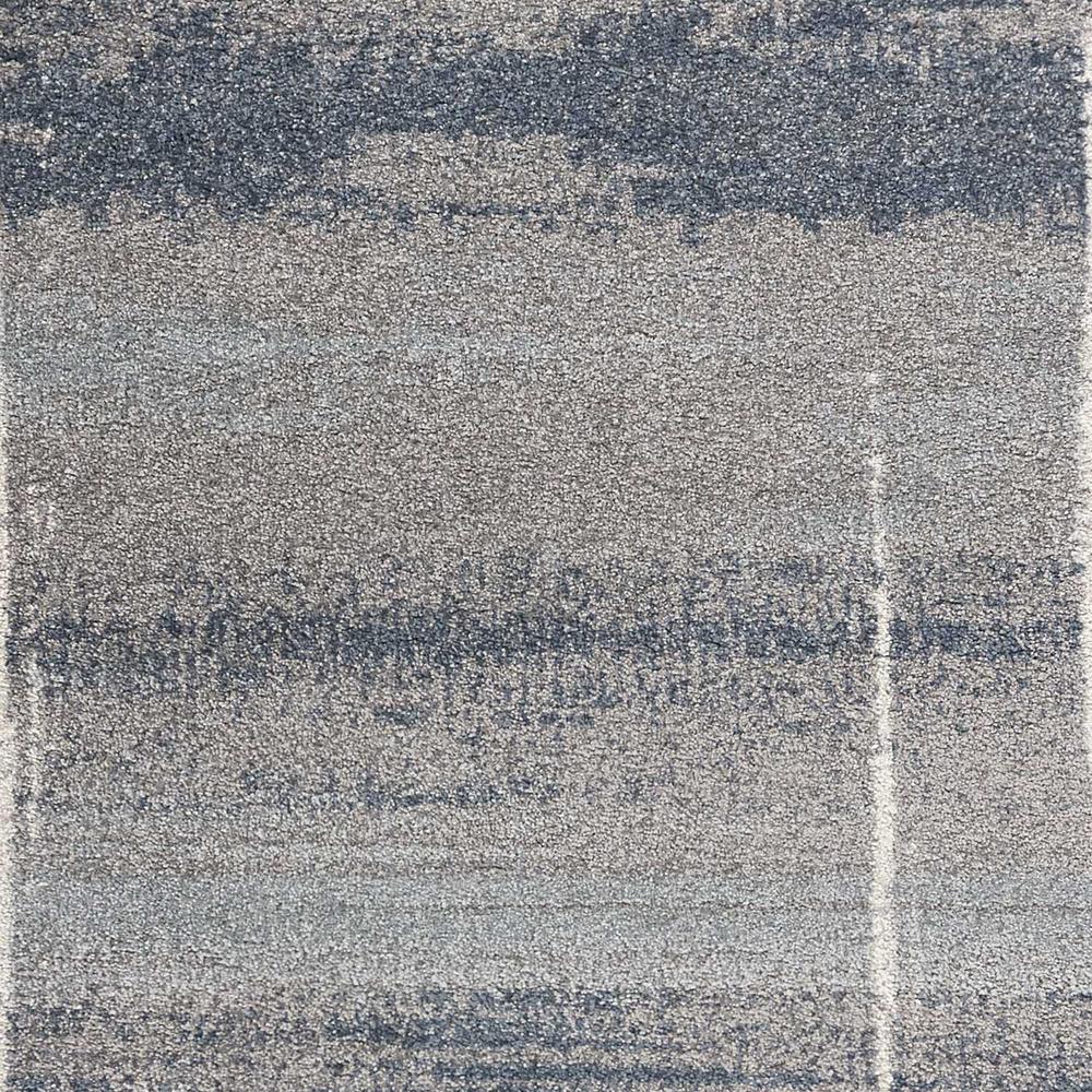 5'x8' Blue Grey Machine Woven Abstract Indoor Area Rug - 352693. Picture 1