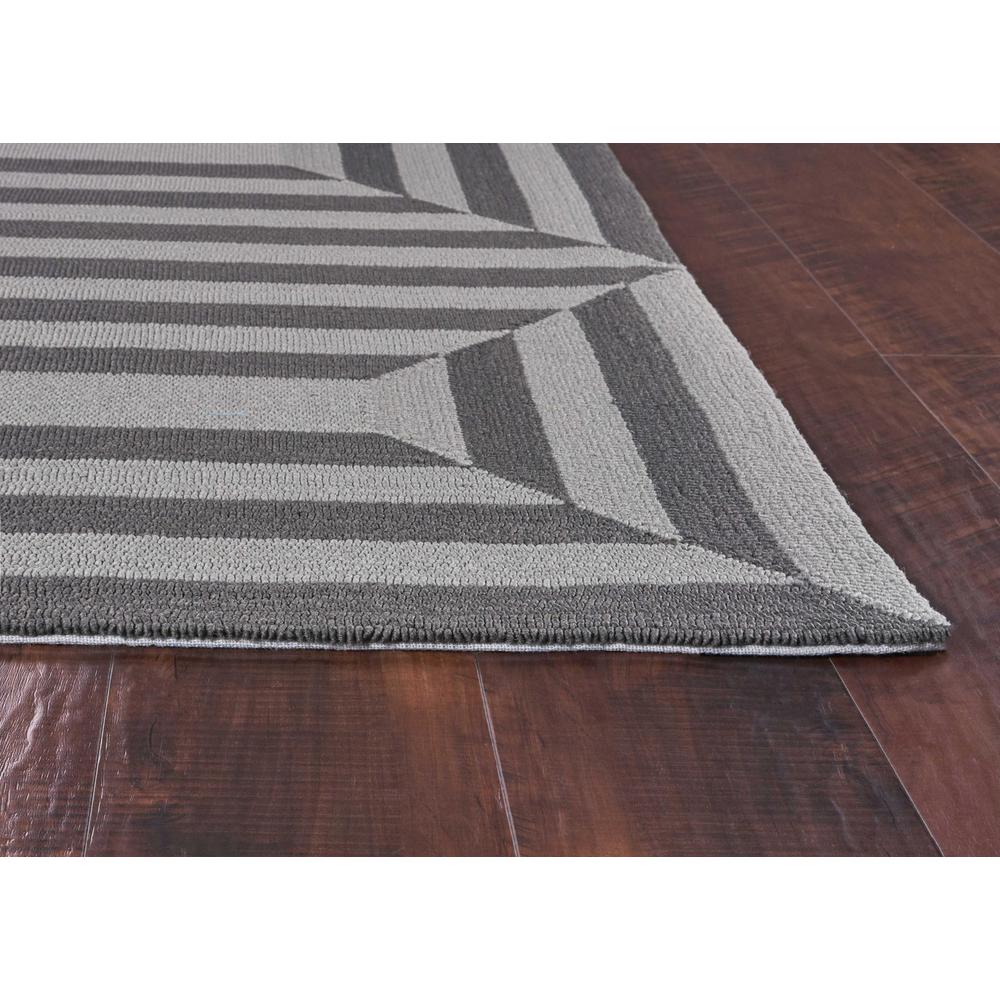 5' x 7'  UV treated Polypropylene Charcoal Area Rug. Picture 6