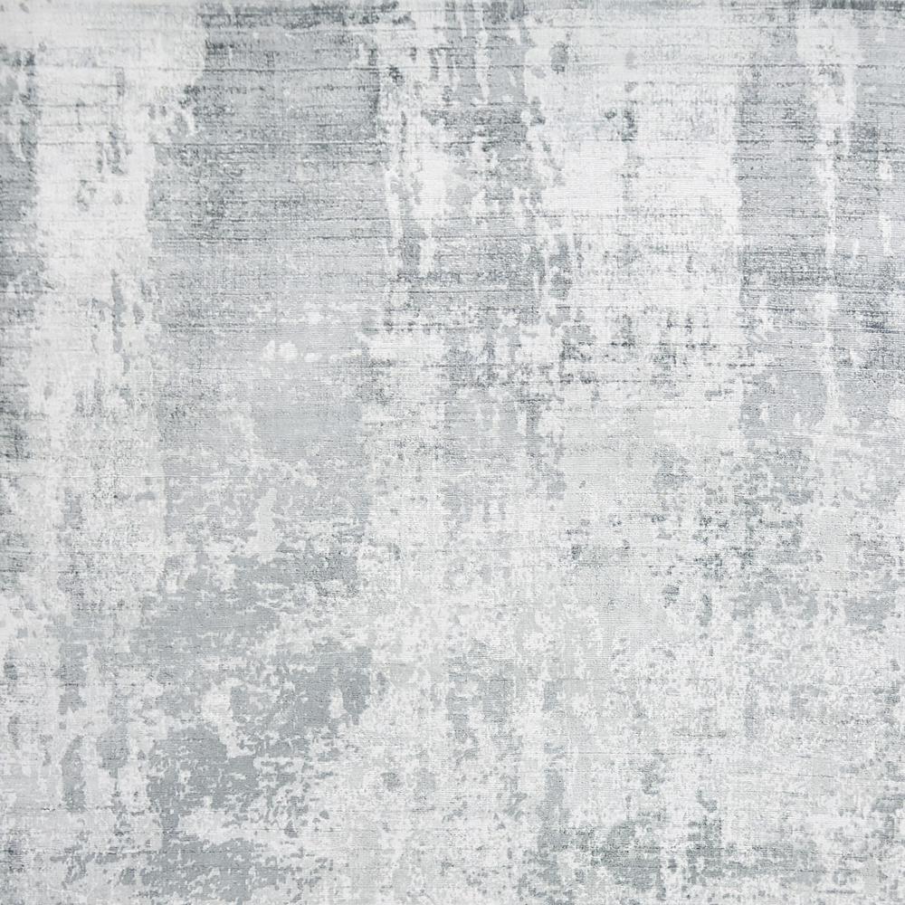 3'x5' Dew Grey Hand Loomed Abstract Brushstroke Indoor Area Rug - 352898. Picture 3