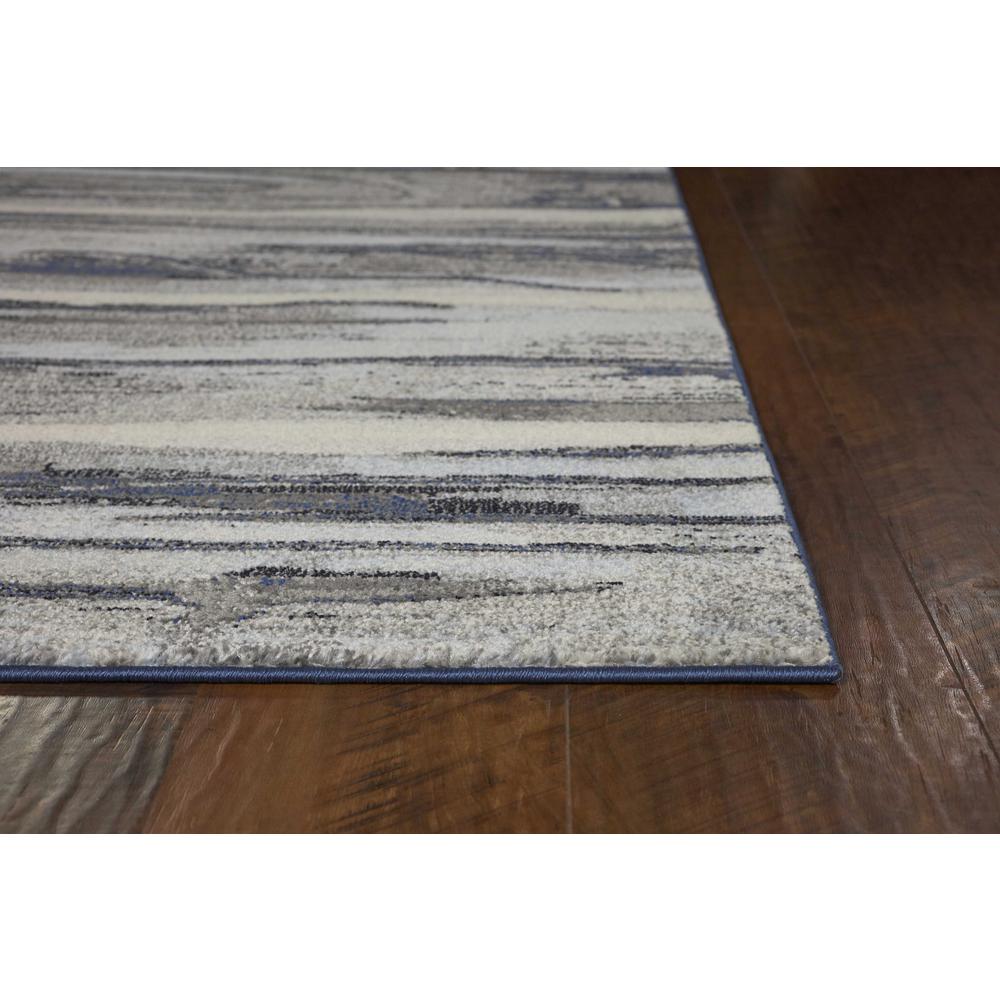 6' x 9' Grey Abstract Wood Design Indoor Area Rug - 353064. Picture 4