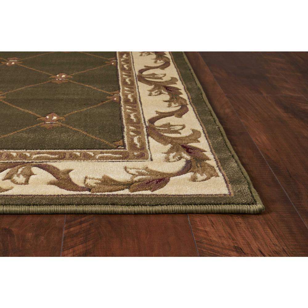 1' x 2' Polypropylene Green Area Rug - 353205. Picture 4