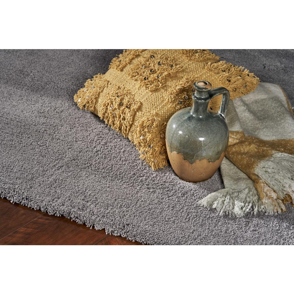 2' x 4' Polyester Grey Area Rug - 353421. Picture 4