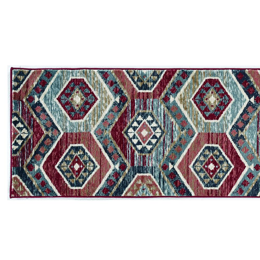 2' x 7' Red Polypropylene Runner Rug - 353436. Picture 2