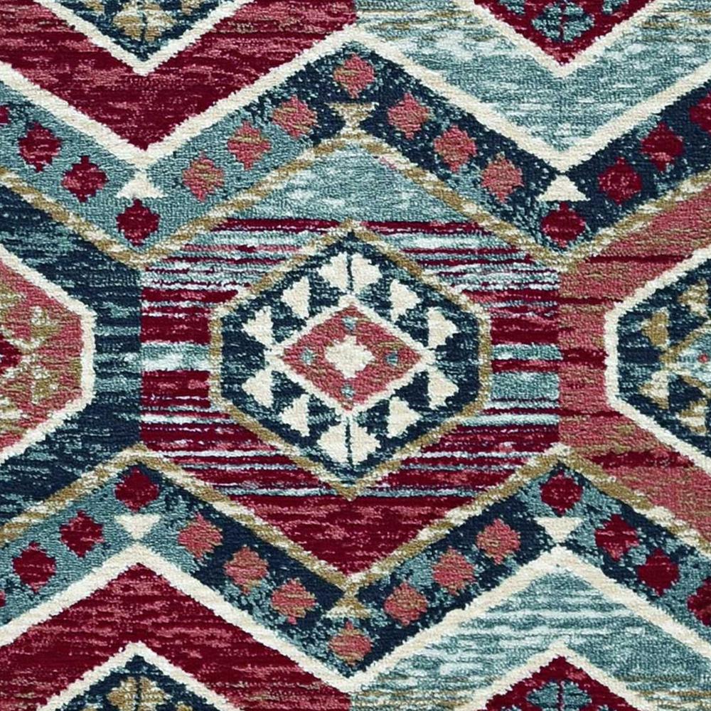 2' x 7' Red Polypropylene Runner Rug - 353436. Picture 3