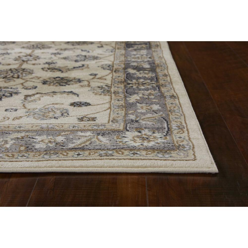 3' x 5' Ivory or Grey Polypropylene Area Rug - 353462. Picture 4