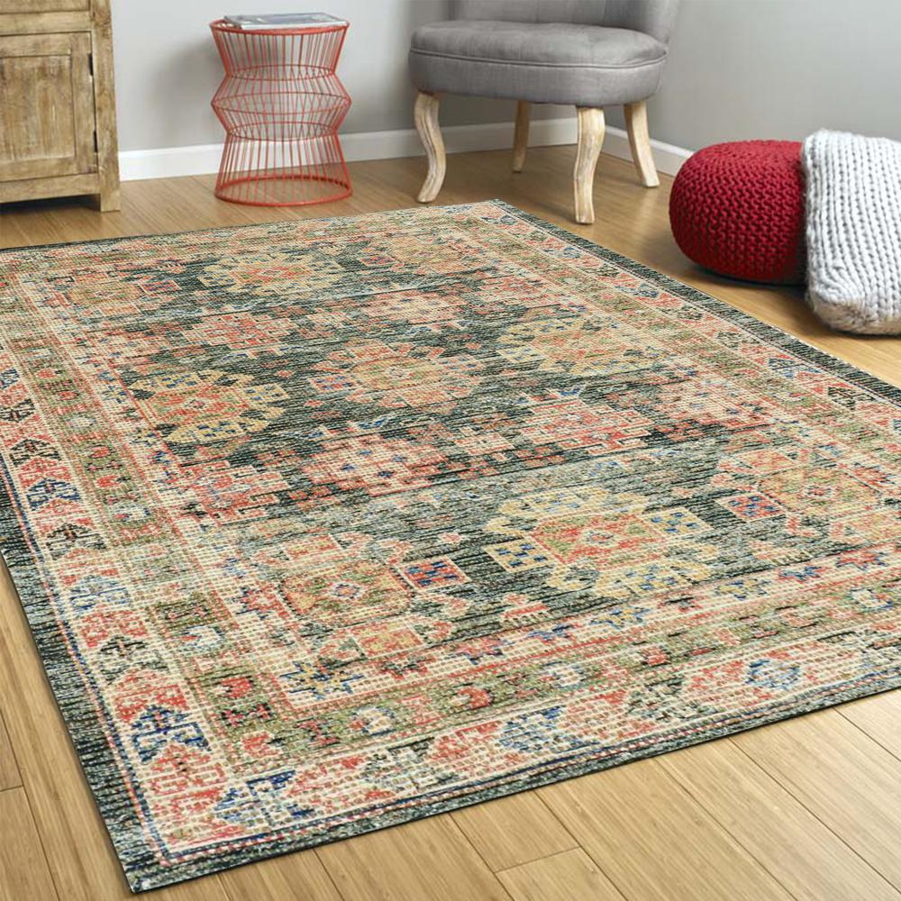 3' x 5' Charcoal Jute Area Rug - 353626. Picture 6
