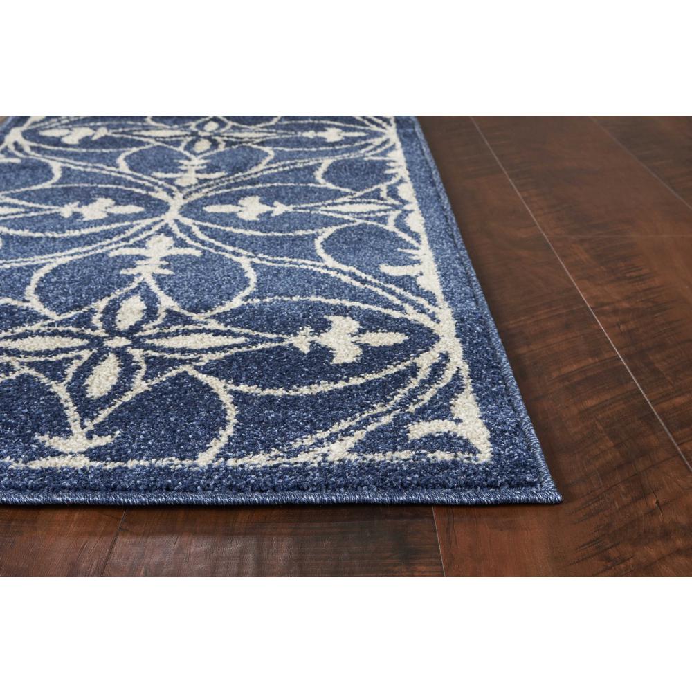 5' x 8' Denim Classical Pattern UV Treated Area Rug - 354072. Picture 5