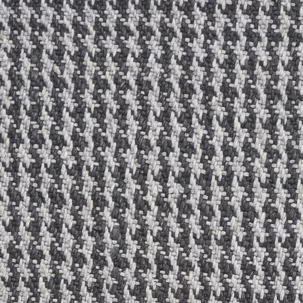 3' x 5' Grey Braided Wool Area Rug with Fringe - 354078. Picture 2