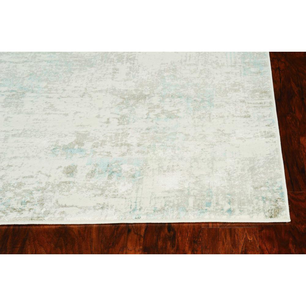 8'x10' Ivory Grey Machine Woven Geometric Indoor Area Rug - 354195. Picture 2