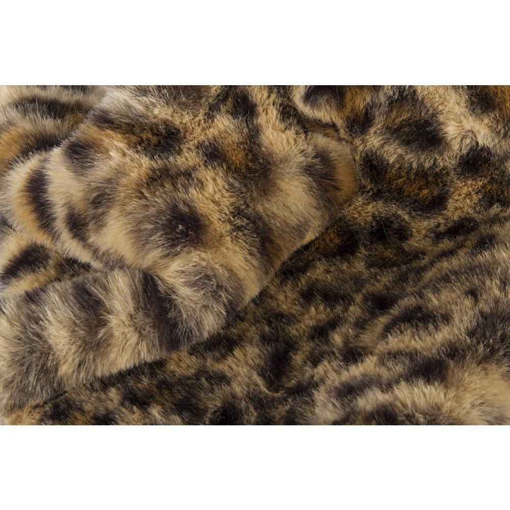 50" x 60" Burke Leopard Fur   Throw - 354555. Picture 3