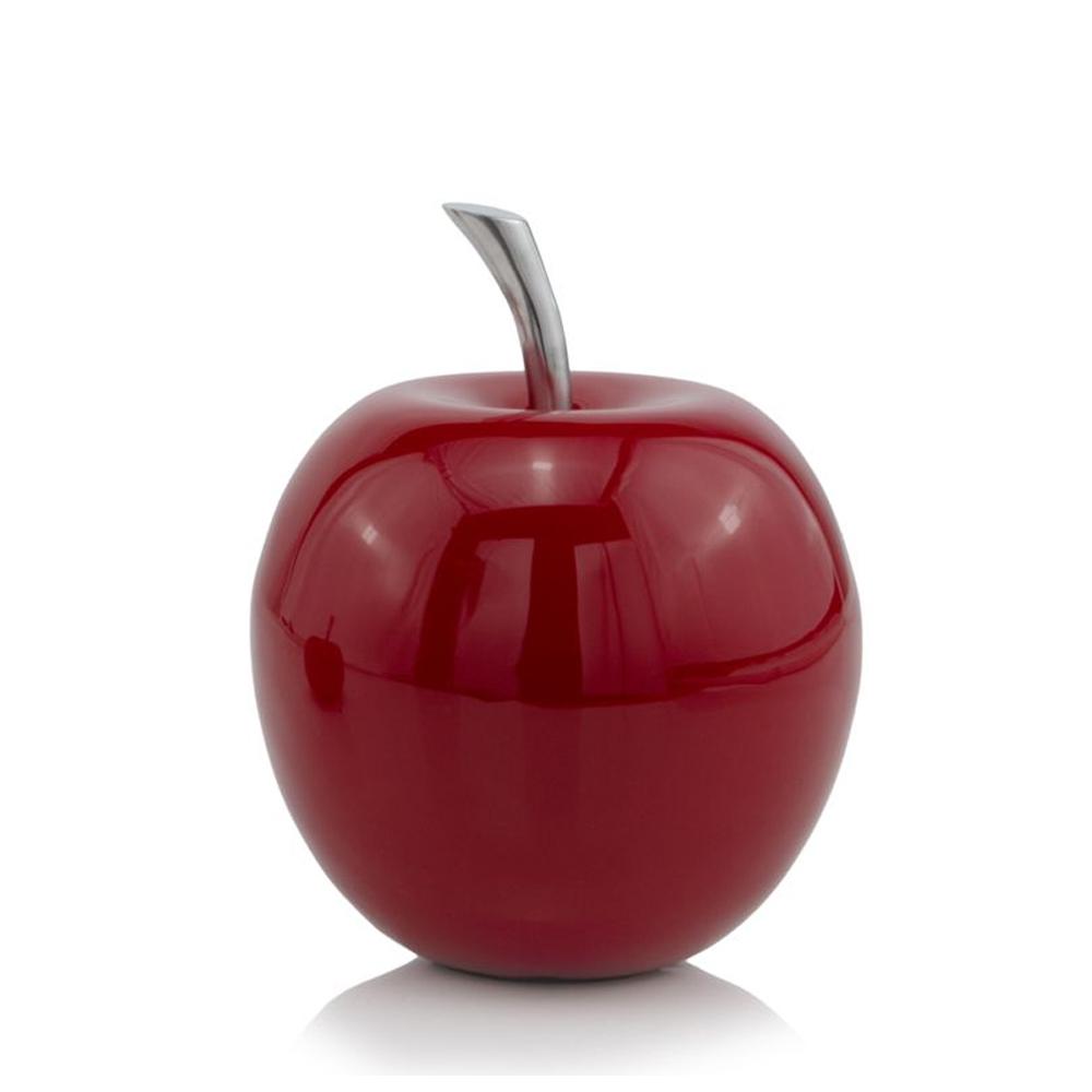Shiny Buffed Red Apple Sculpture - 354600. Picture 1