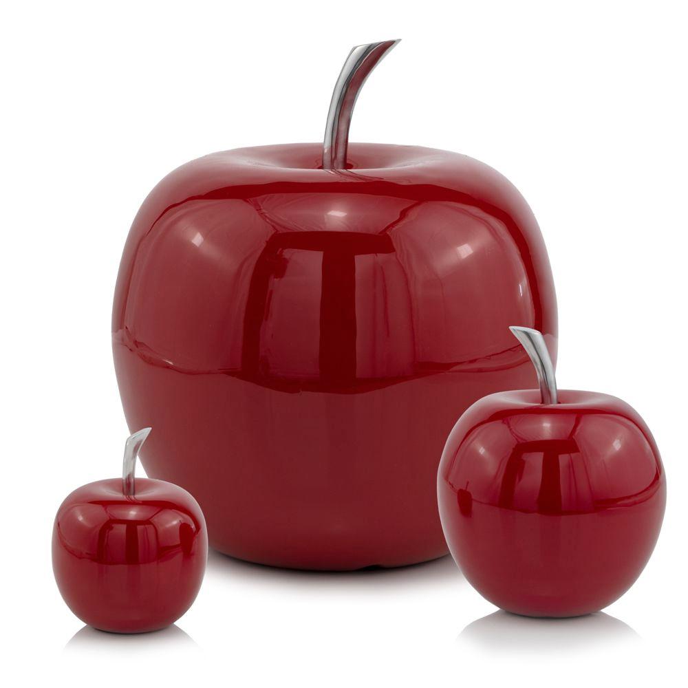 Shiny Buffed Red Apple Sculpture - 354600. Picture 2