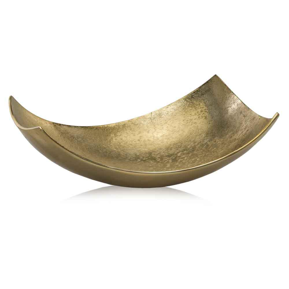 Brushed Gold Large Scoop Bowl - 354616. Picture 2