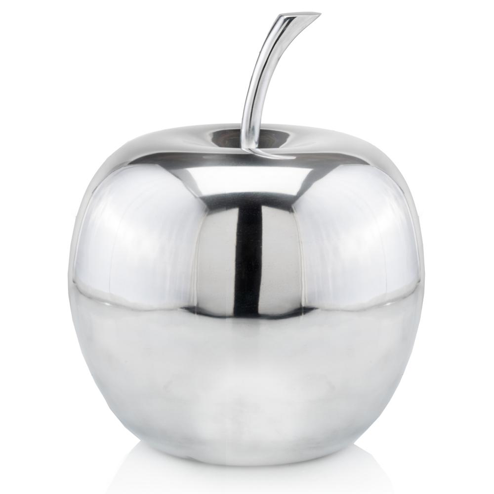 12" x 12" x 13" Buffed Extra Large Polished Apple - 354642. Picture 1