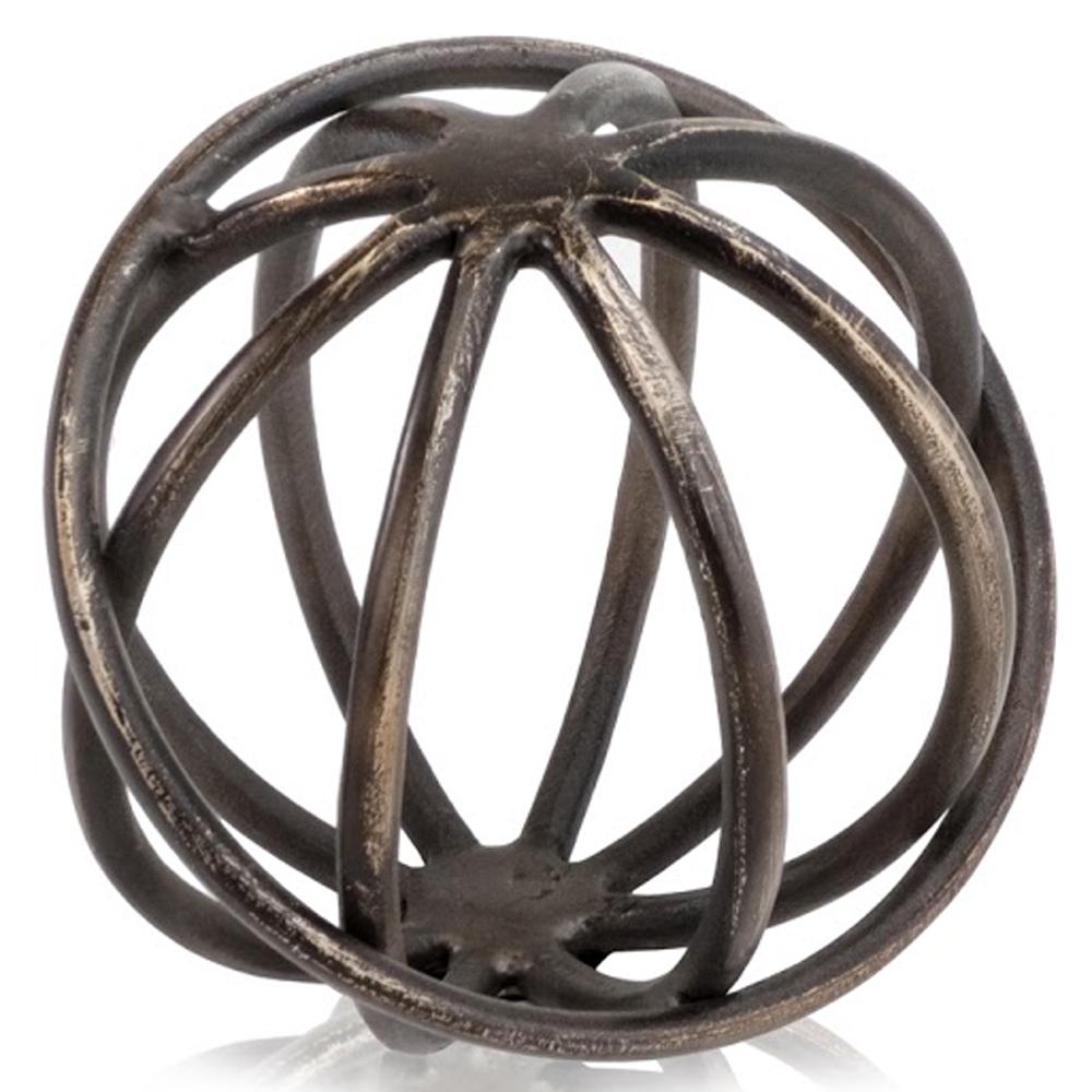 8" x 8" x 7" Bronze Large Sphere - 354720. Picture 2