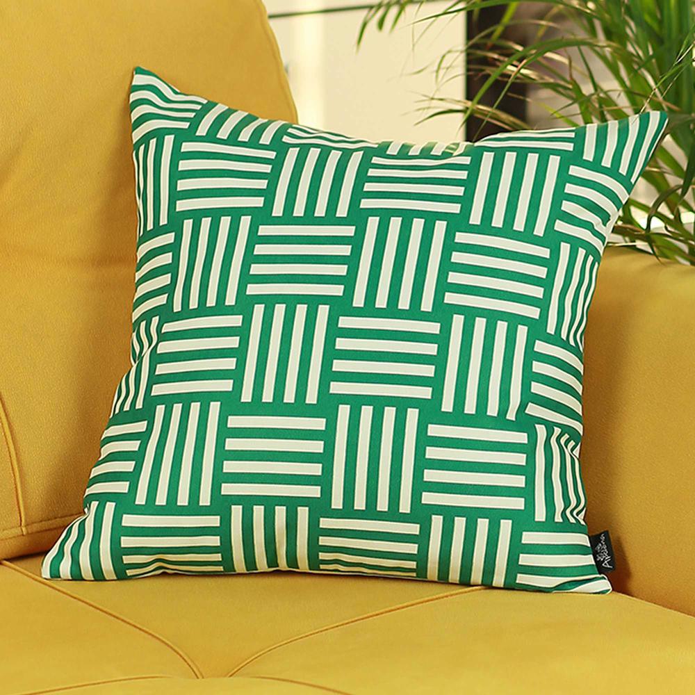 18"x18" Memphis Printed Decorative Throw Pillow Cover - 355350. Picture 1