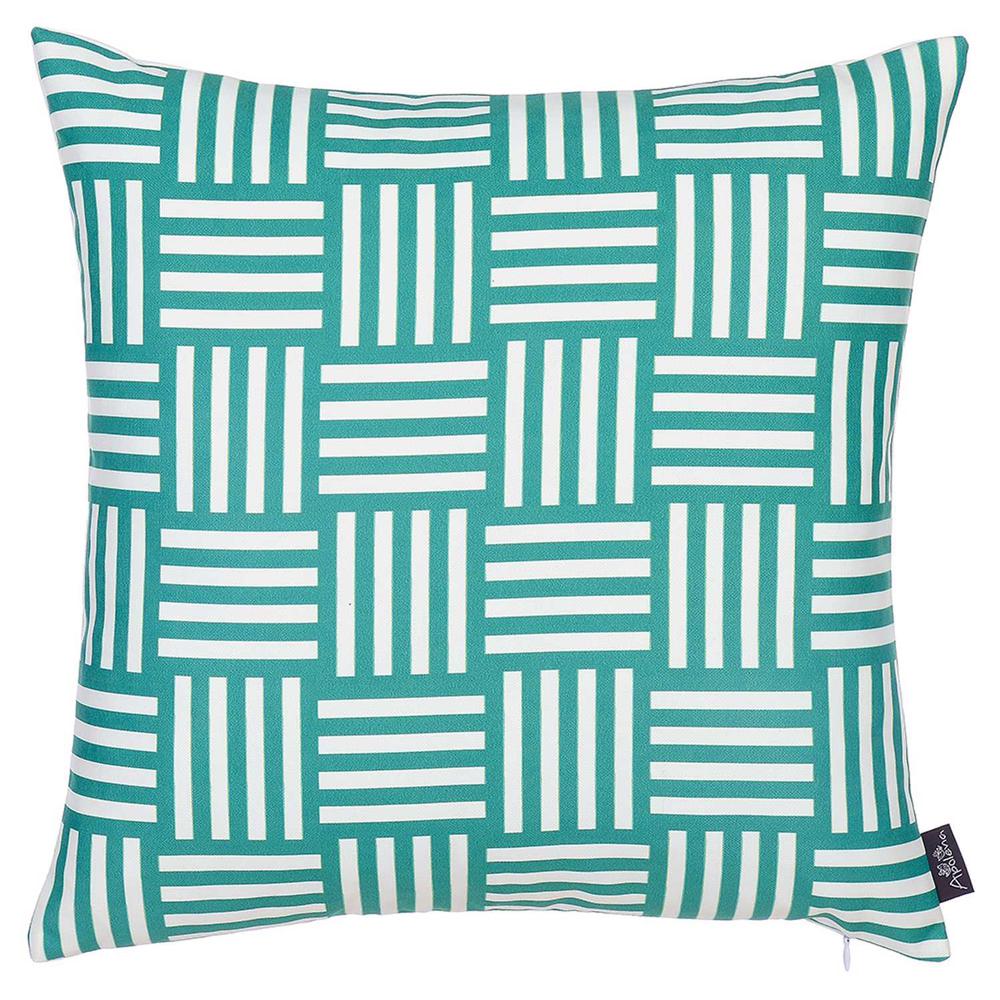 18"x18" Memphis Printed Decorative Throw Pillow Cover - 355350. Picture 2