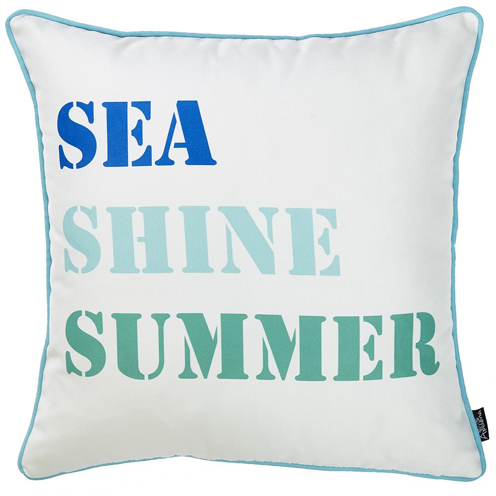 Sea Shine Summer Decorative Throw Pillow Cover - 355432. Picture 1