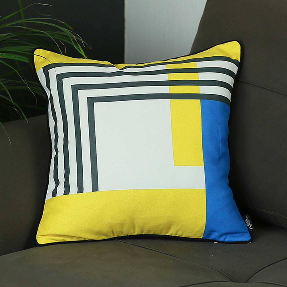Square Abstract Geo Decorative Throw Pillow Cover - 355460. Picture 3