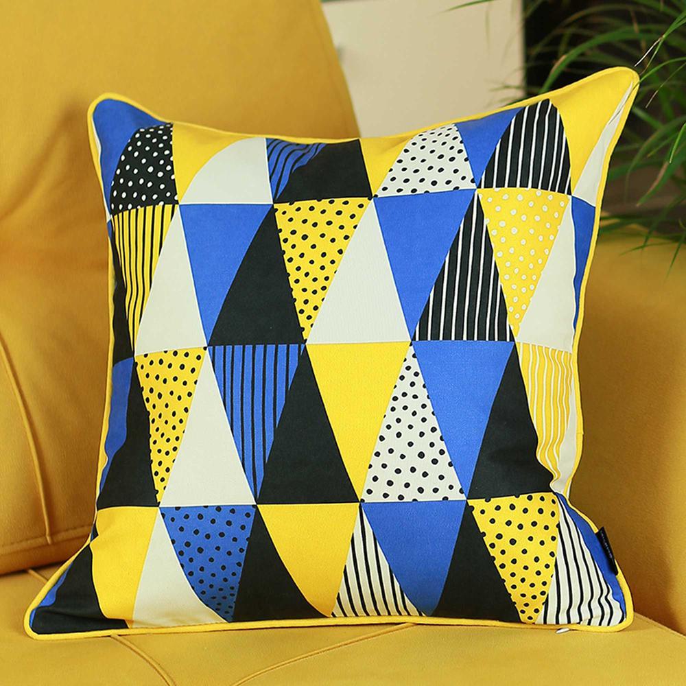 18"x18" Memphis Printed Decorative Throw Pillow Cover Pillowcase - 355555. Picture 1