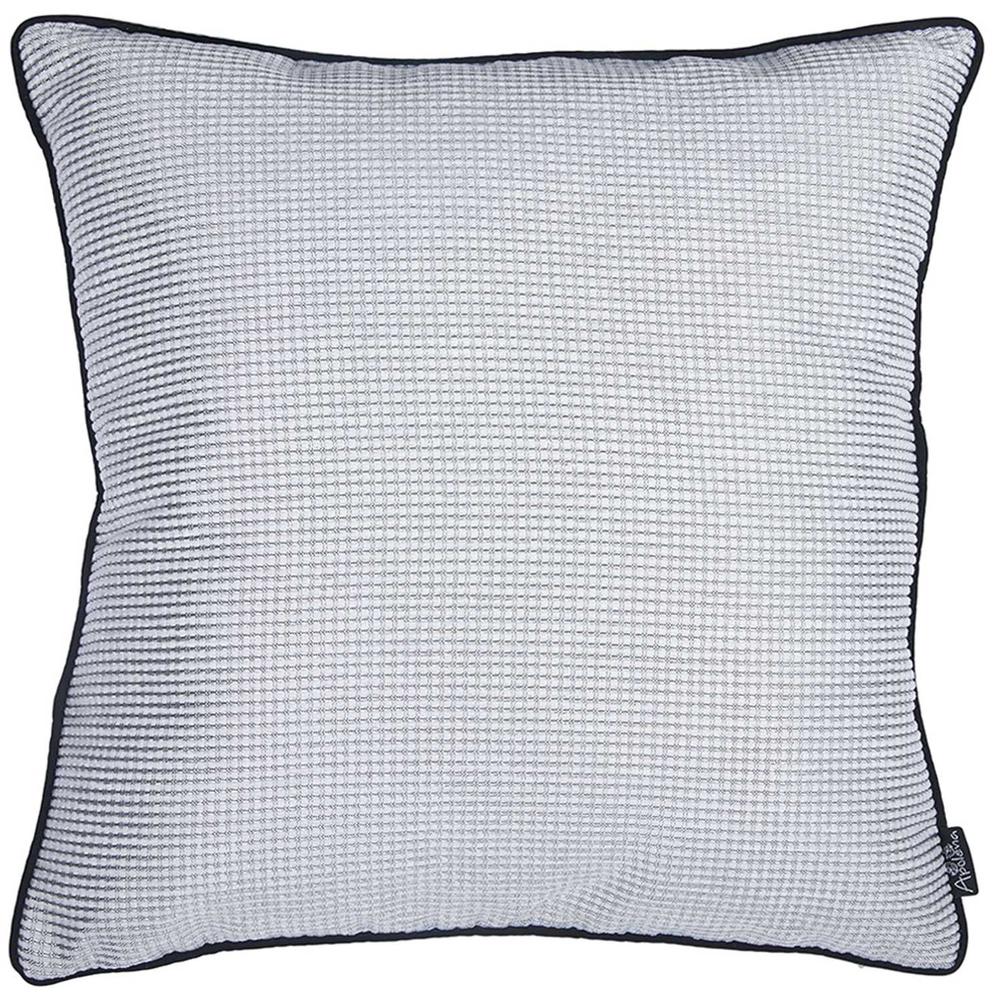 17"x 17" Jacquard Shadows Decorative Throw Pillow Cover - 355631. Picture 1