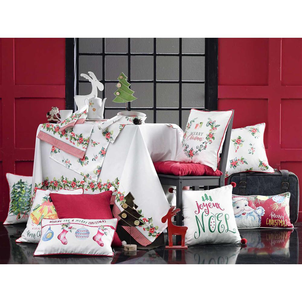 18"x18" Christmas Bells Printed Decorative Throw Pillow Cover - 355639. Picture 5