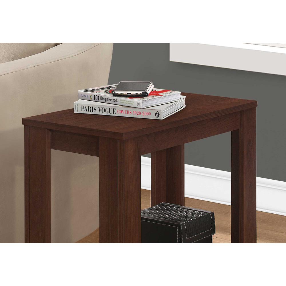 11.75" x 23.75" x 22" Cherry Particle Board Laminate  Accent Table - 355714. Picture 2