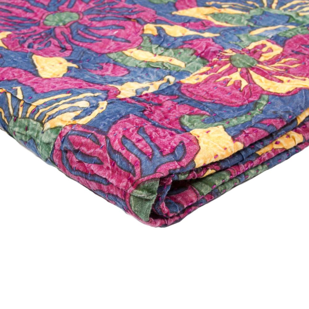 50" x 70" Multi colored Eclectic Bohemian Traditional  Throw Blankets - 357571. Picture 2