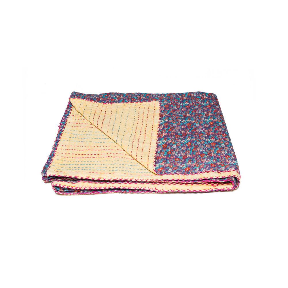 50" x 70" Multi colored Eclectic Bohemian Traditional  Throw Blankets - 357580. Picture 2