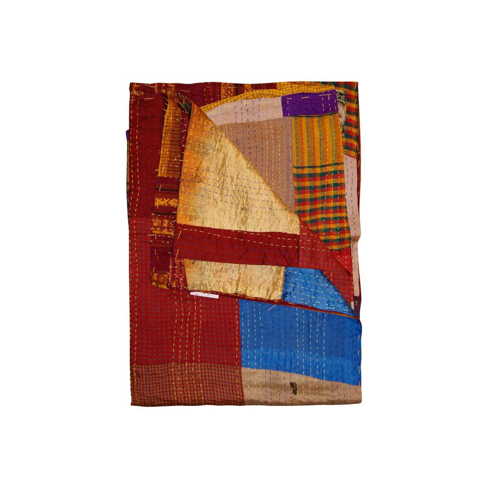 50" x 70" Silk Multicolor Throws - 358032. Picture 1