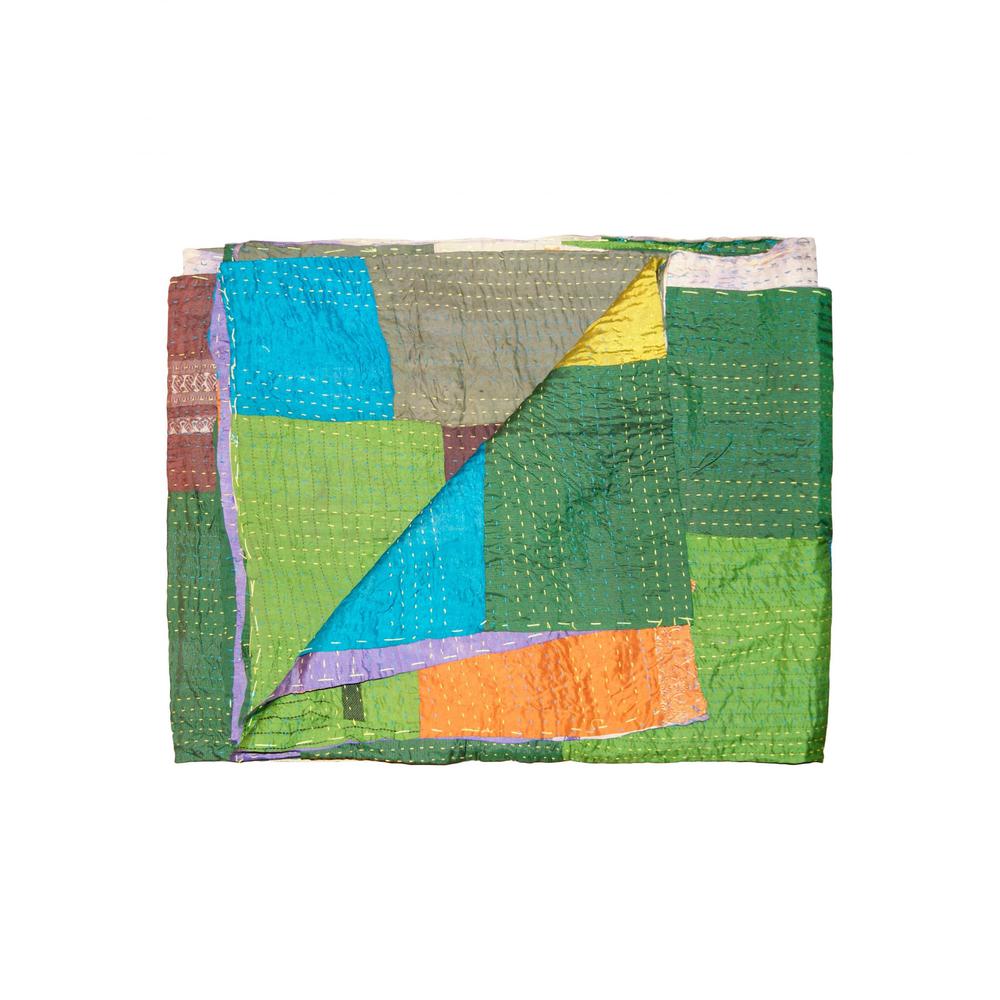 50" x 70" Silk Multicolor Throws - 358041. Picture 2