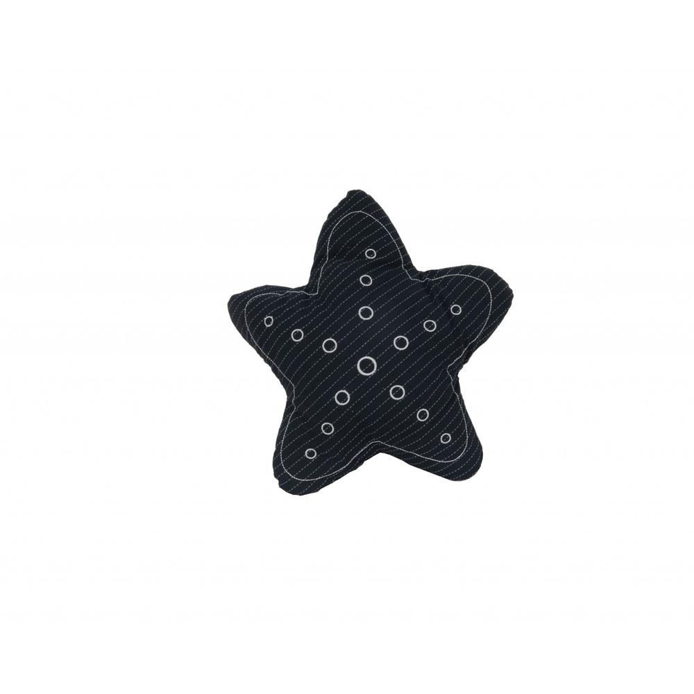 Blue with White 3D Shape Star Pillow - 364154. Picture 1