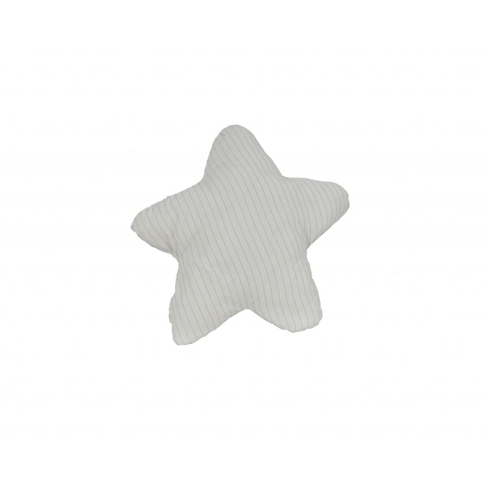 White with Blue 3D Shape Star Pillow - 364155. Picture 2