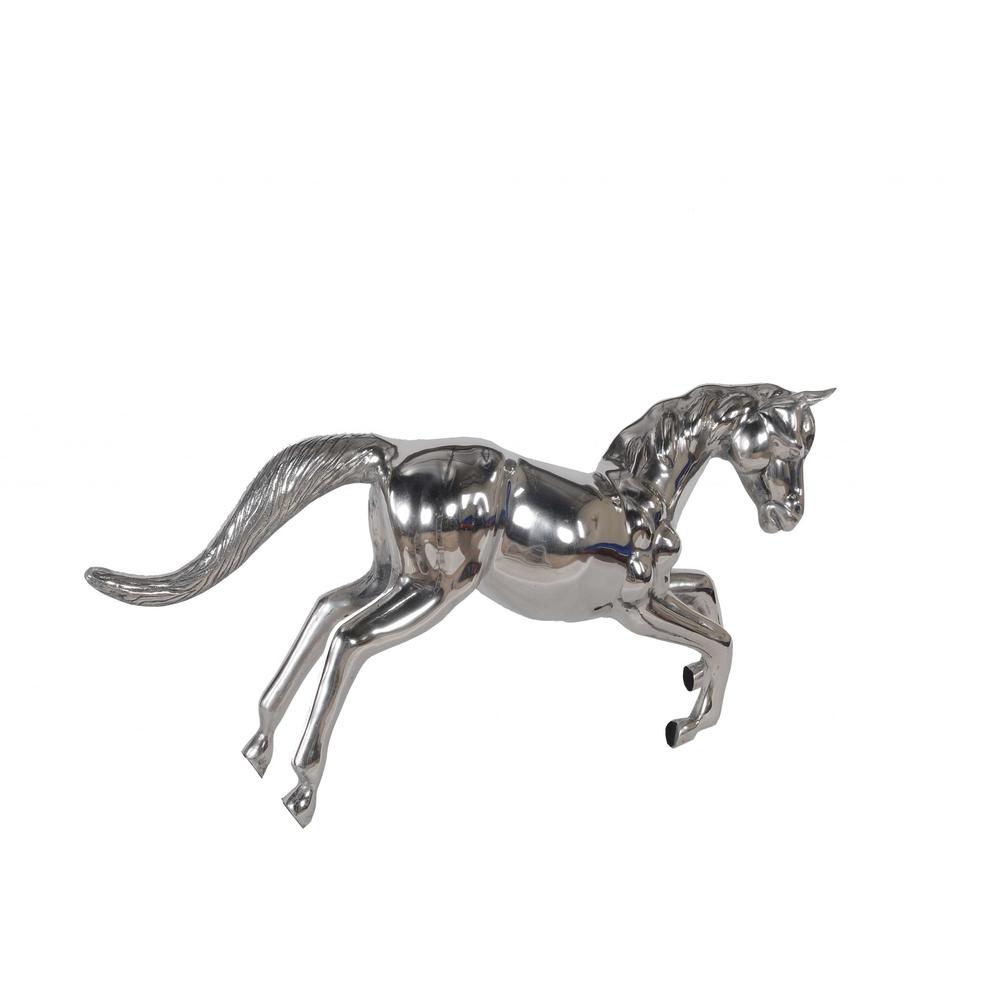 Large Silver Horse Statue - 364226. Picture 5