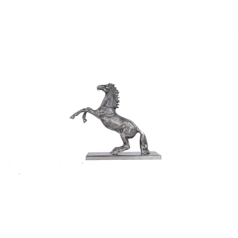 5" x 12.5" x 11" Horse Statue with Base - 364227. Picture 3