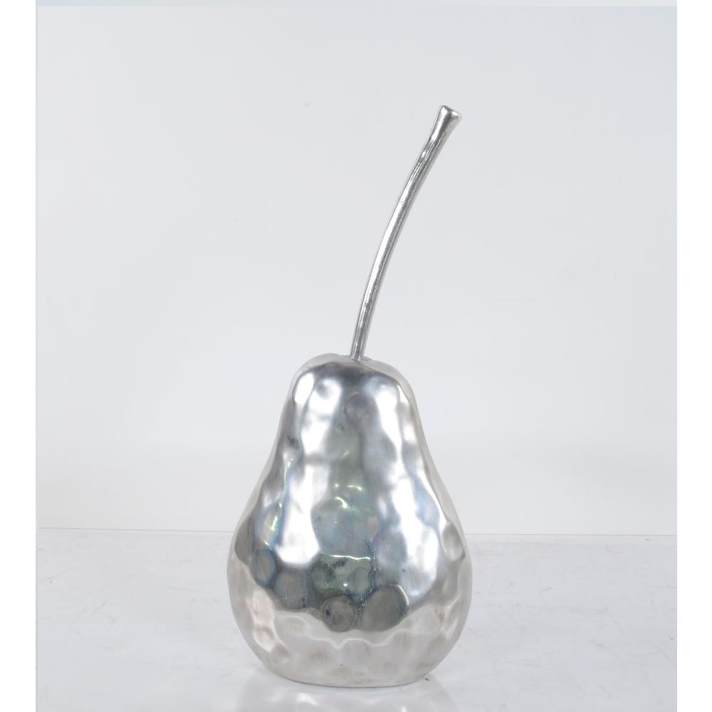 Delicious Hammered Finish Pear Statue - 364250. Picture 1