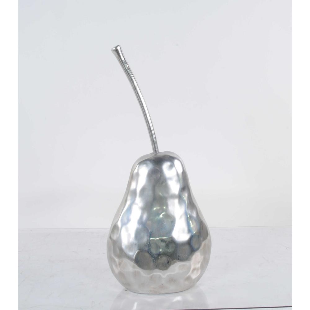 Delicious Hammered Finish Pear Statue - 364250. Picture 3