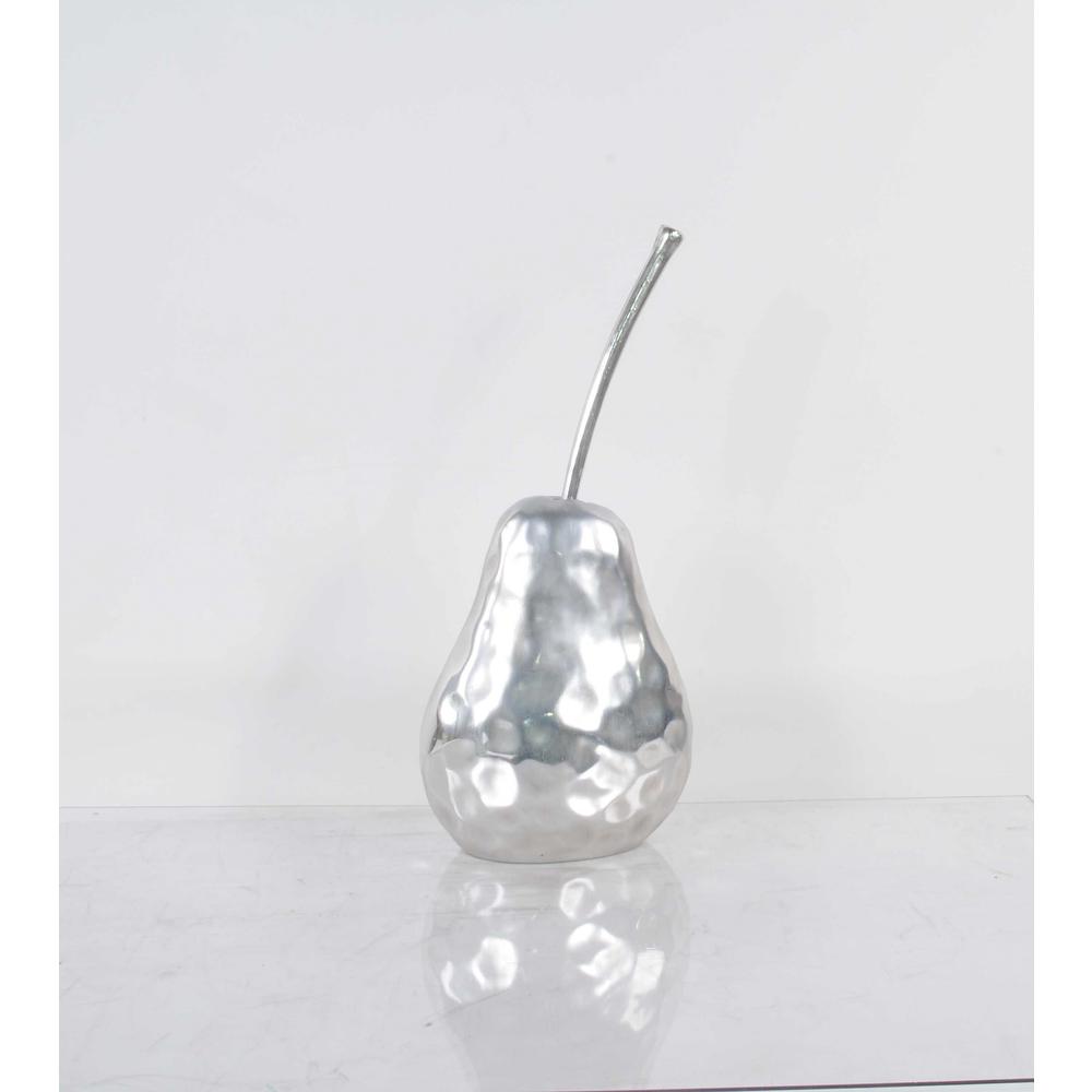 Delicious Hammered Finish Pear Statue - 364250. Picture 5