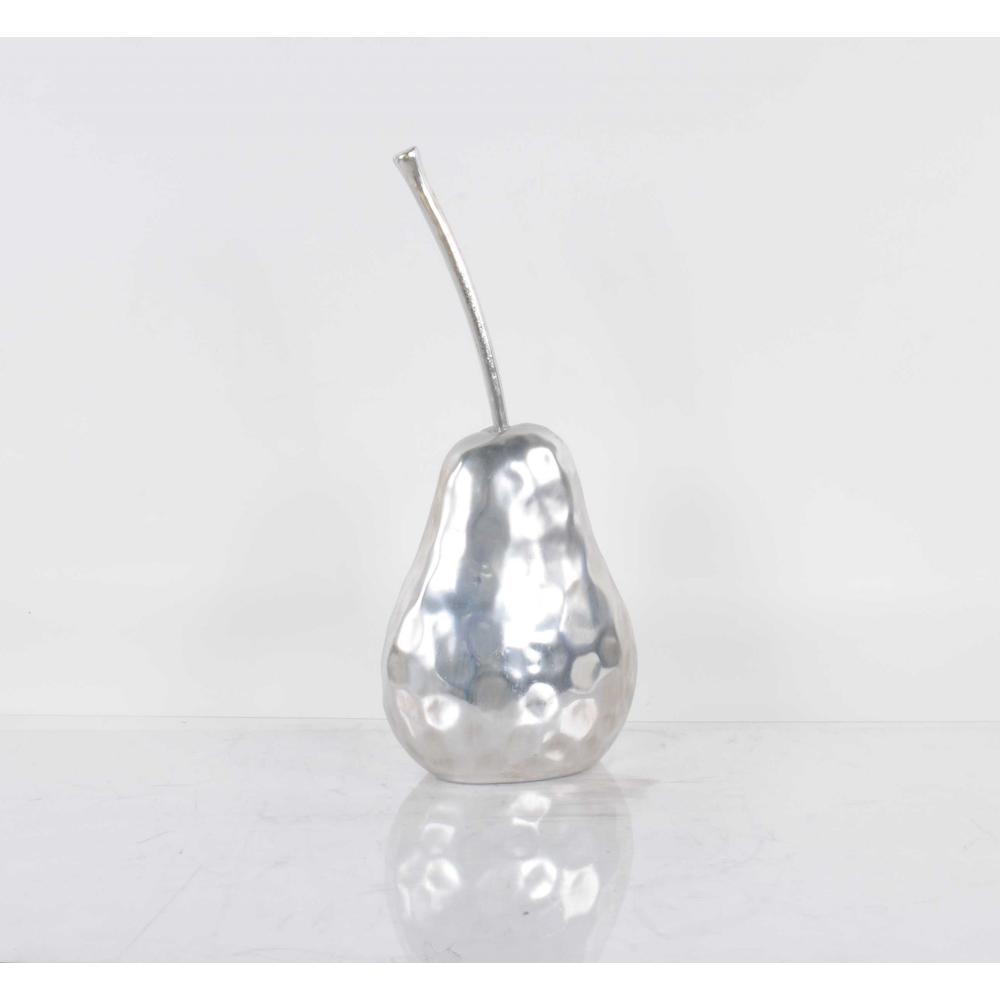 Delicious Hammered Finish Pear Statue - 364250. Picture 6