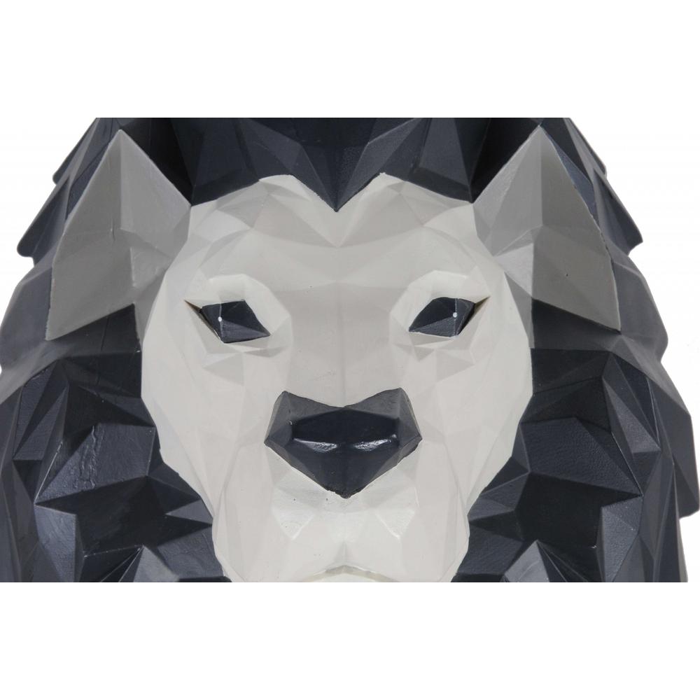 11.5" x 9.5" x 14" Origami Lion Head Wall Decoration - 364252. Picture 2