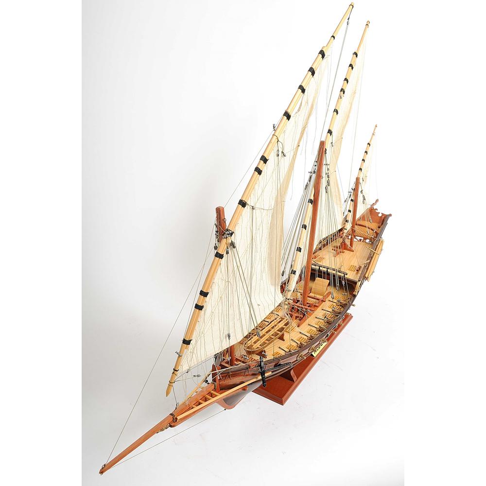 Hand Built Real Wood Model Ship - 364268. Picture 6