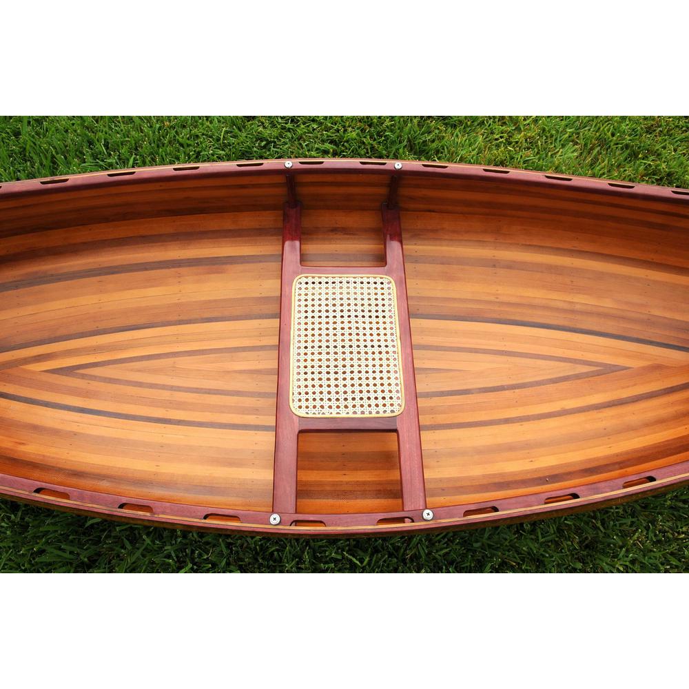 26.25" x 118.5" x 16" Wooden Canoe - 364276. Picture 3