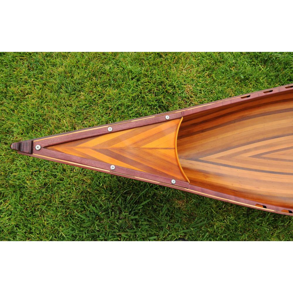 26.25" x 118.5" x 16" Wooden Canoe - 364276. Picture 4