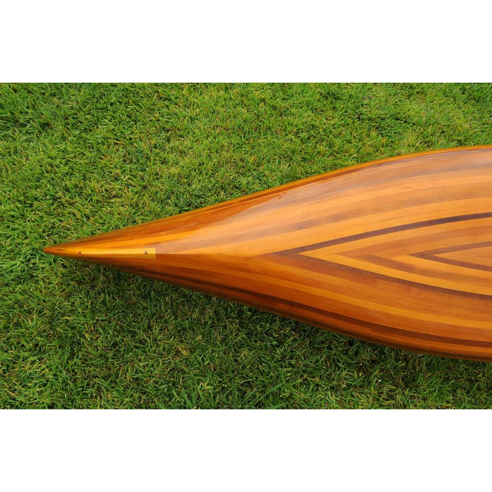 26.25" x 118.5" x 16" Wooden Canoe - 364276. Picture 5