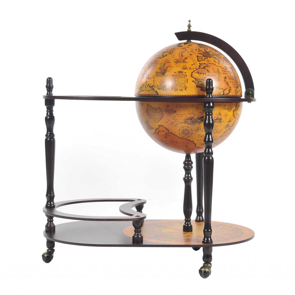 20" x 32" x 36" Red Globe Drink Trolley - 364353. Picture 2