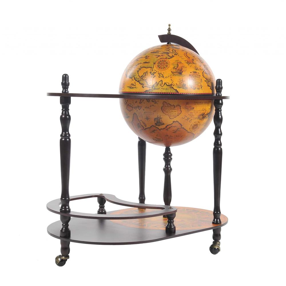 20" x 32" x 36" Red Globe Drink Trolley - 364353. Picture 3