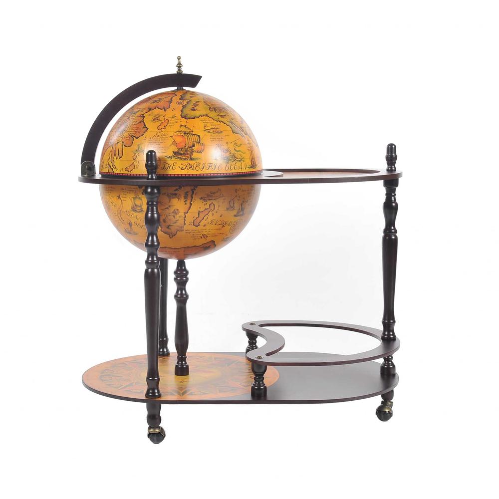 20" x 32" x 36" Red Globe Drink Trolley - 364353. Picture 5