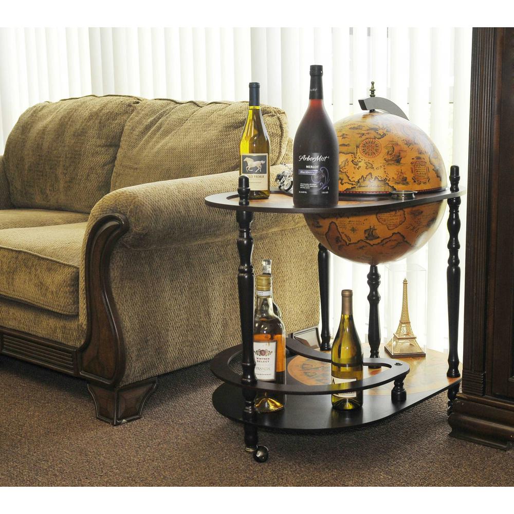 20" x 32" x 36" Red Globe Drink Trolley - 364353. Picture 6